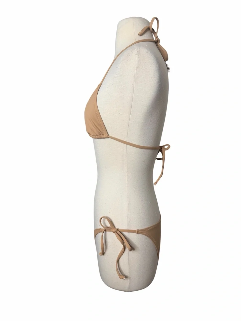SKIMS NEW TAN TRIGLE BIKINI SET.